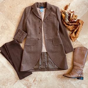 Ralph Lauren Blue Label iconic tweed blazer